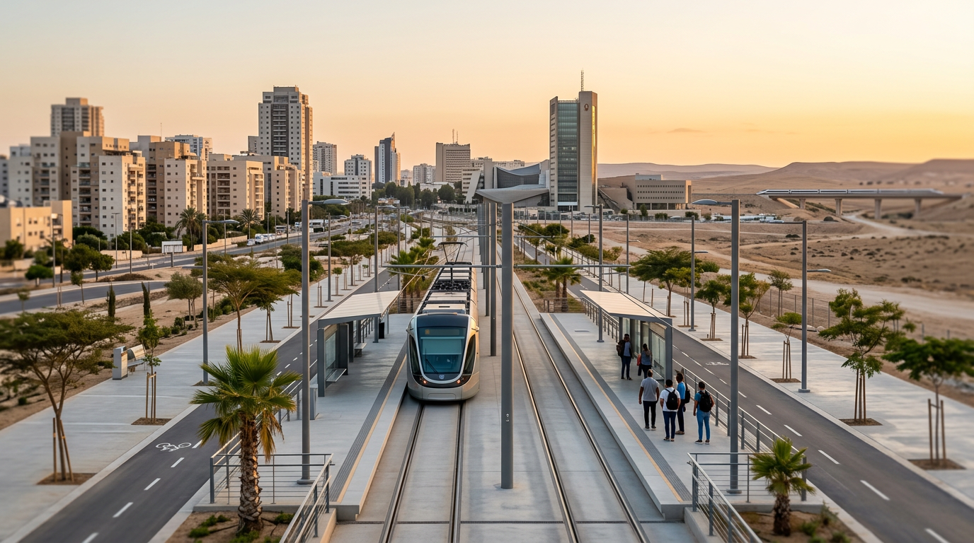 בדרך לנגב מהיר: איך המטרו והרכבות הקלות ישפיעו על באר שבע - ומה גוש דן כבר לימד